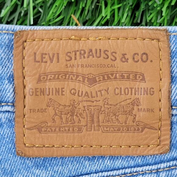 LEVIS 501 Baggy Button Fly Boyfriend Jeans Womens 2 29x26 Faded Stonewash - Picture 6 of 16